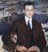 Alexander Yakovlevich GOLOVIN Portrait of Comte oil on canvas